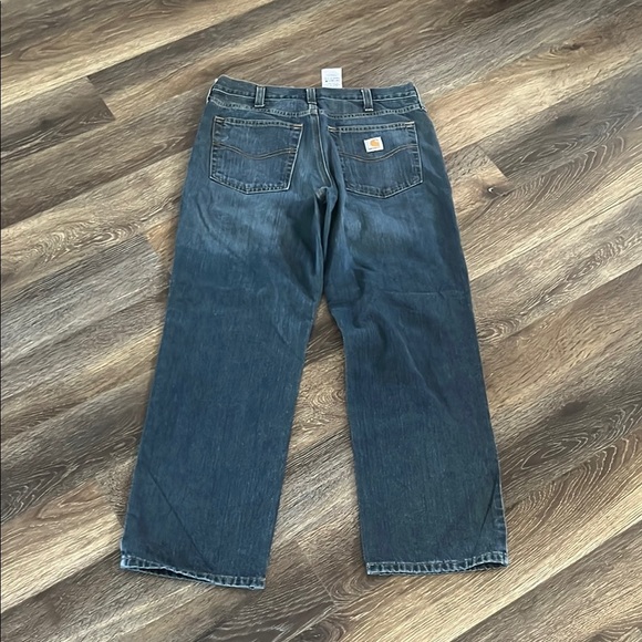 Carhartt Blue Relaxed Denim Jeans - Picture 4 of 4